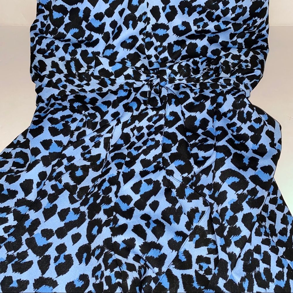 NWT BANANA REPUBLIC LEOPARD WIDE LEG CROPPED JUMPSUIT SIZE 4 - Picture 7 of 14